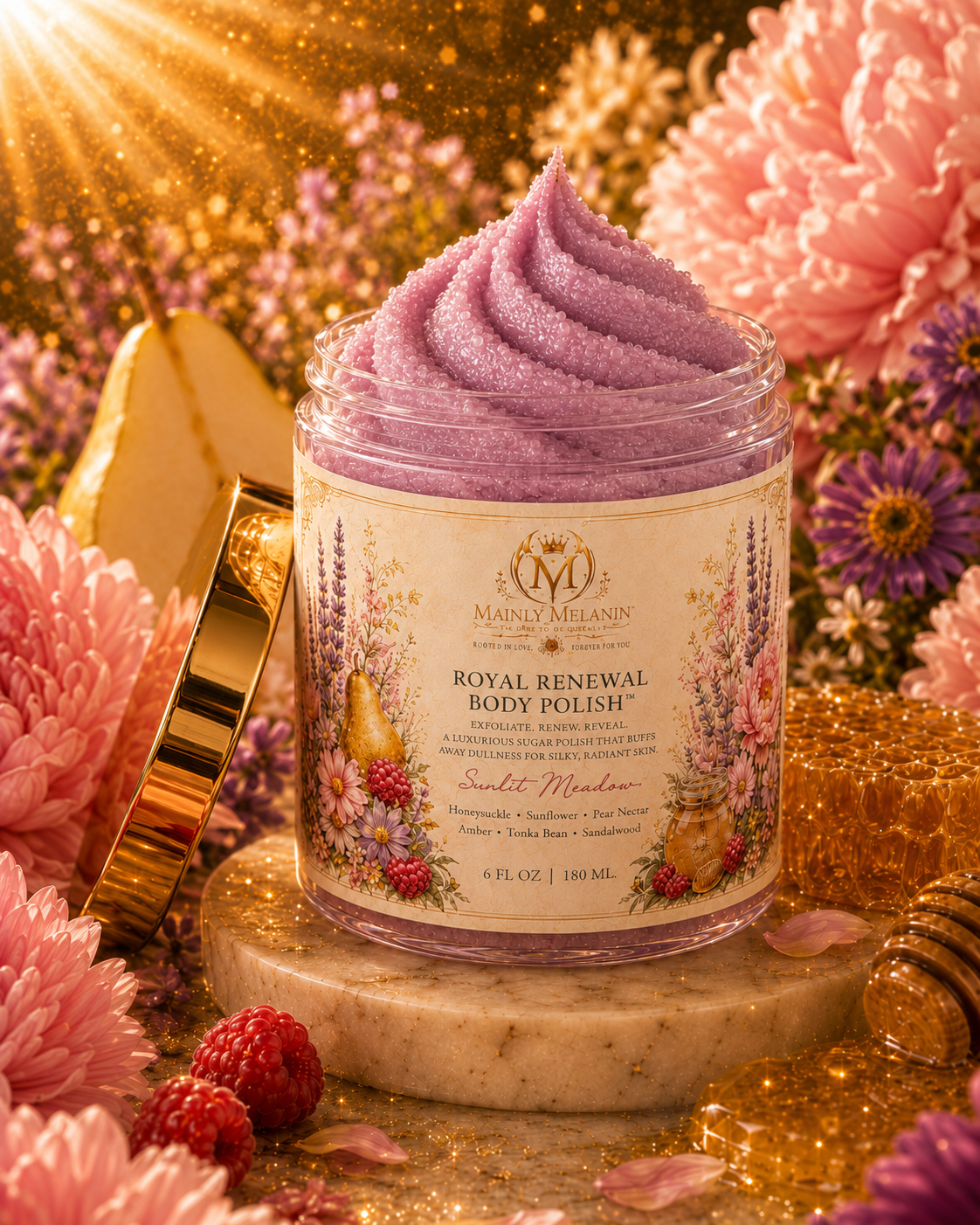 Sunlit Meadow Royal Renewal Body Polish