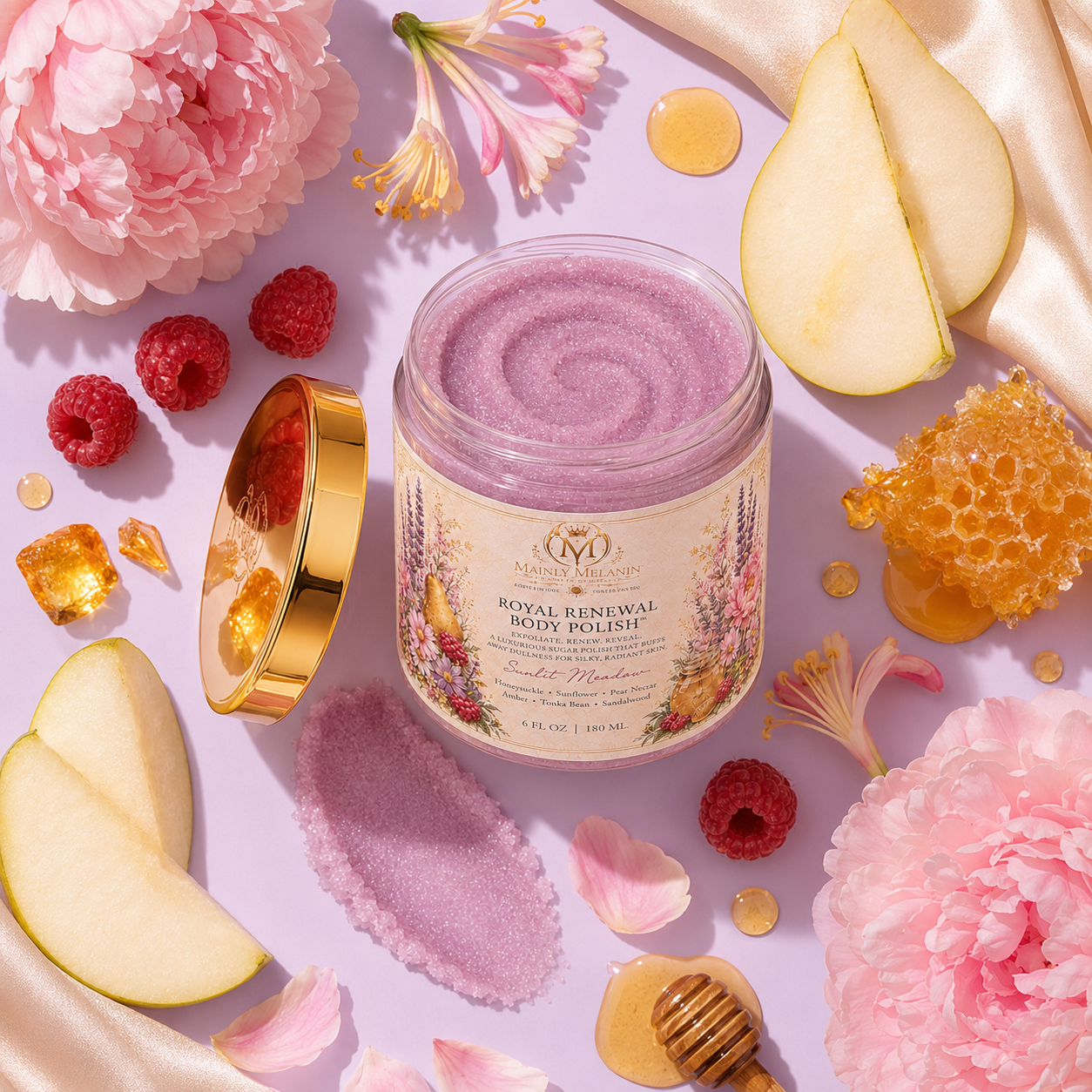 Sunlit Meadow Royal Renewal Body Polish