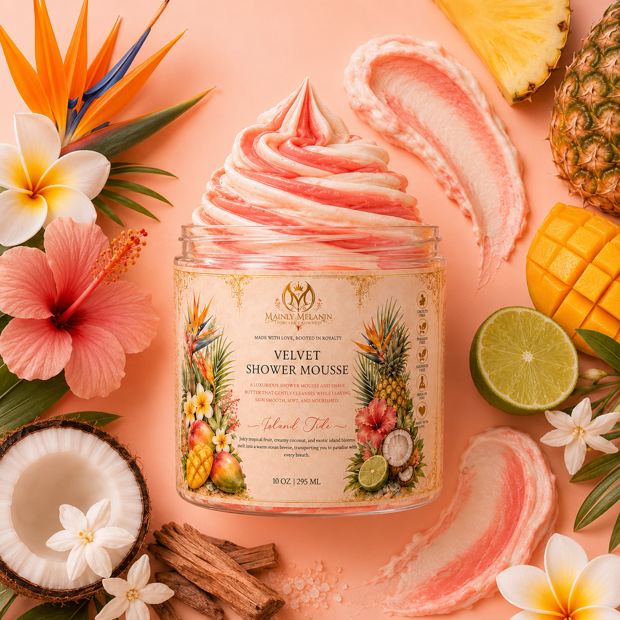 Island Tide Velvet Shower Mousse